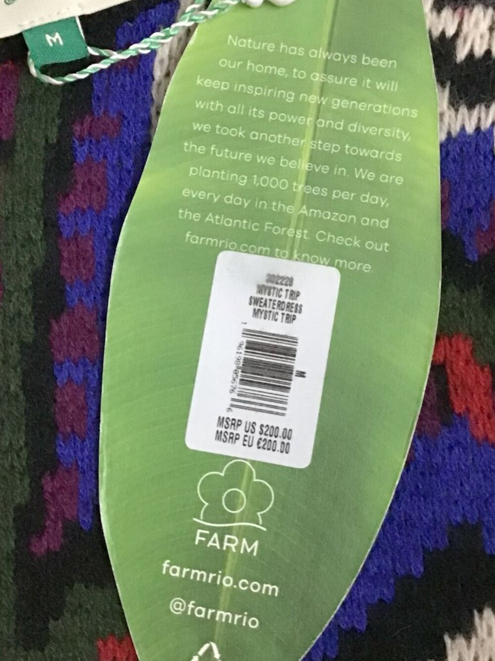 Farm Rio Mystic Trip Sweater Dress - Picture 13 of 16